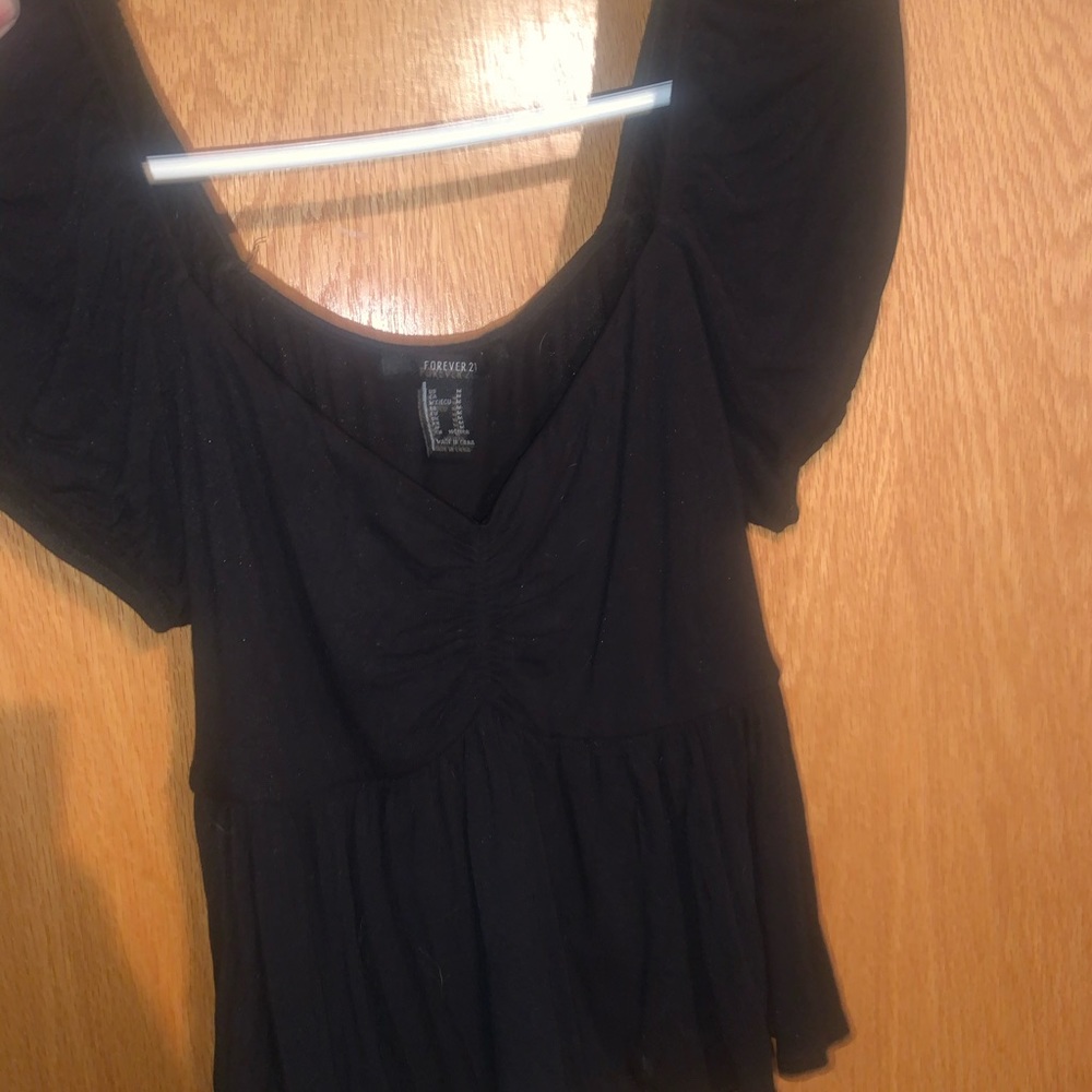 Black dress top